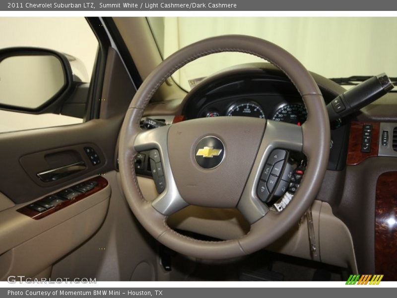 Summit White / Light Cashmere/Dark Cashmere 2011 Chevrolet Suburban LTZ