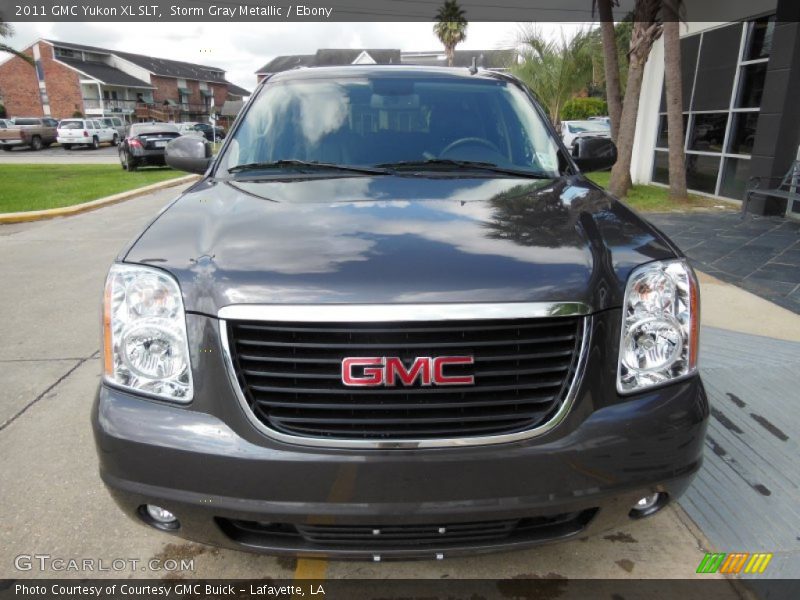 Storm Gray Metallic / Ebony 2011 GMC Yukon XL SLT