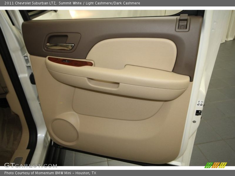 Summit White / Light Cashmere/Dark Cashmere 2011 Chevrolet Suburban LTZ