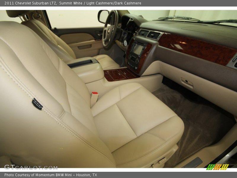 Summit White / Light Cashmere/Dark Cashmere 2011 Chevrolet Suburban LTZ