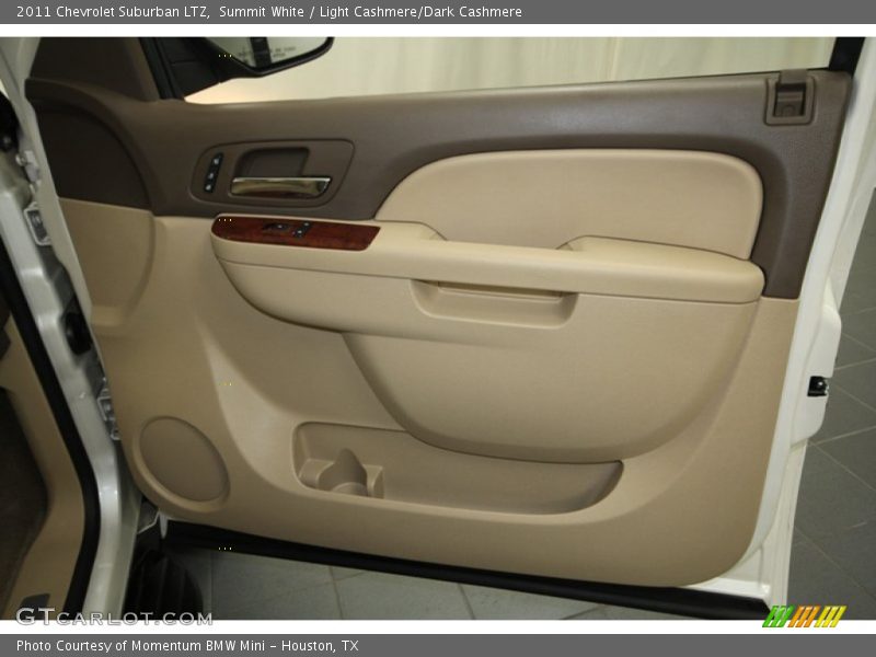 Summit White / Light Cashmere/Dark Cashmere 2011 Chevrolet Suburban LTZ