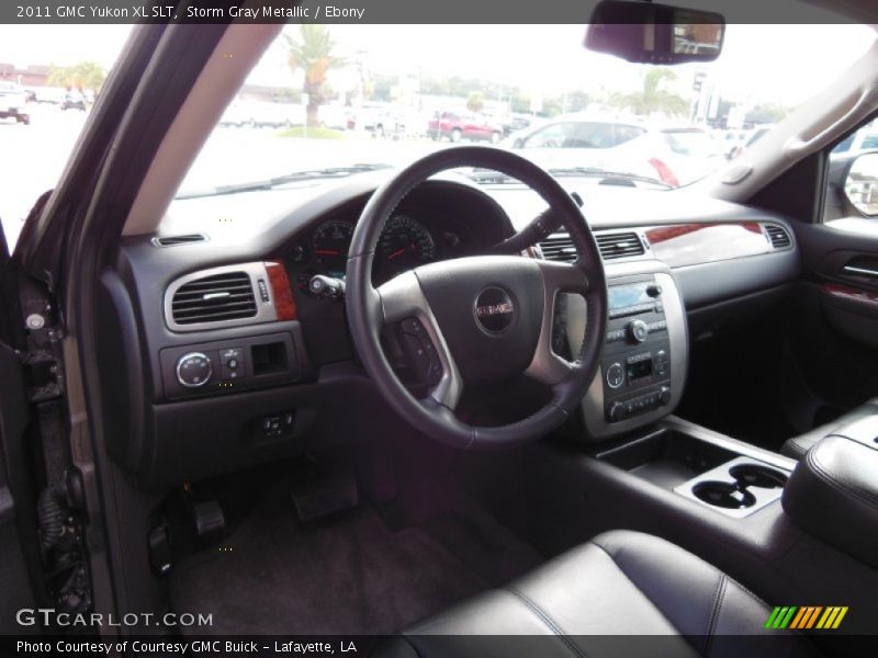Storm Gray Metallic / Ebony 2011 GMC Yukon XL SLT