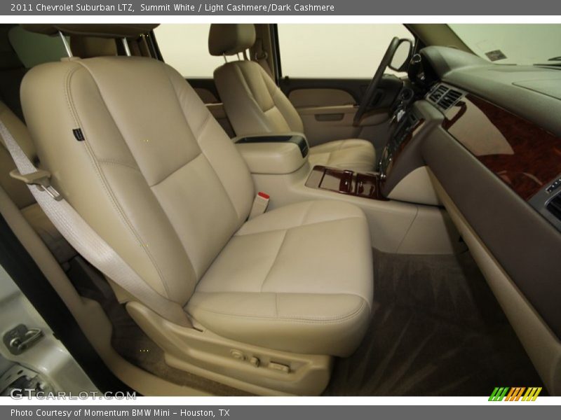 Summit White / Light Cashmere/Dark Cashmere 2011 Chevrolet Suburban LTZ