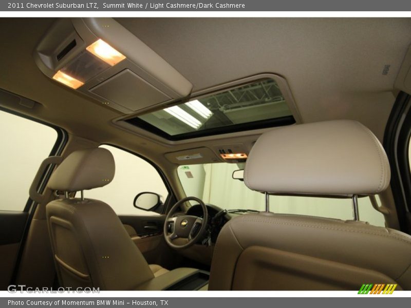 Summit White / Light Cashmere/Dark Cashmere 2011 Chevrolet Suburban LTZ