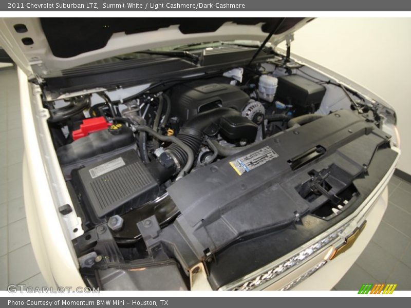 Summit White / Light Cashmere/Dark Cashmere 2011 Chevrolet Suburban LTZ