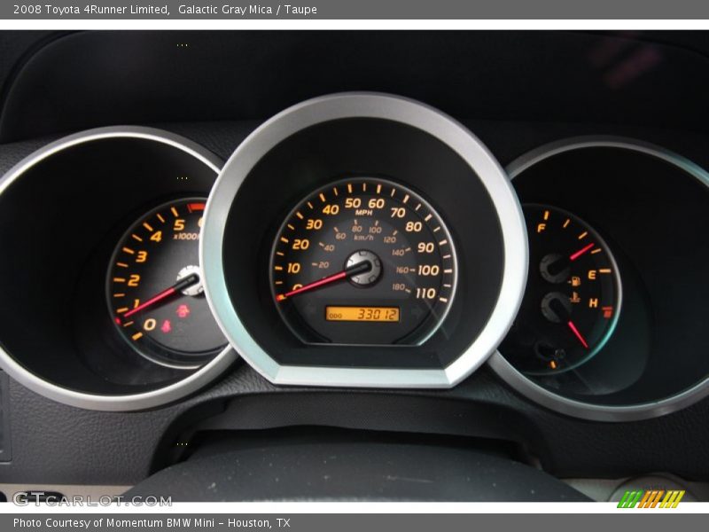 Galactic Gray Mica / Taupe 2008 Toyota 4Runner Limited