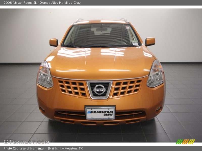 Orange Alloy Metallic / Gray 2008 Nissan Rogue SL