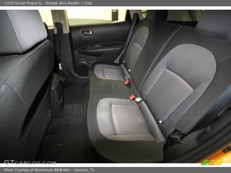 Orange Alloy Metallic / Gray 2008 Nissan Rogue SL