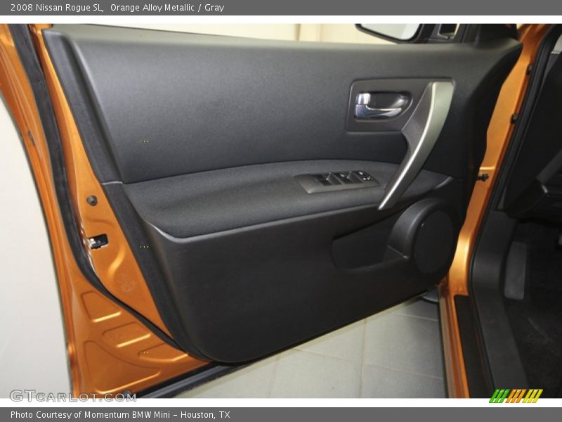Orange Alloy Metallic / Gray 2008 Nissan Rogue SL