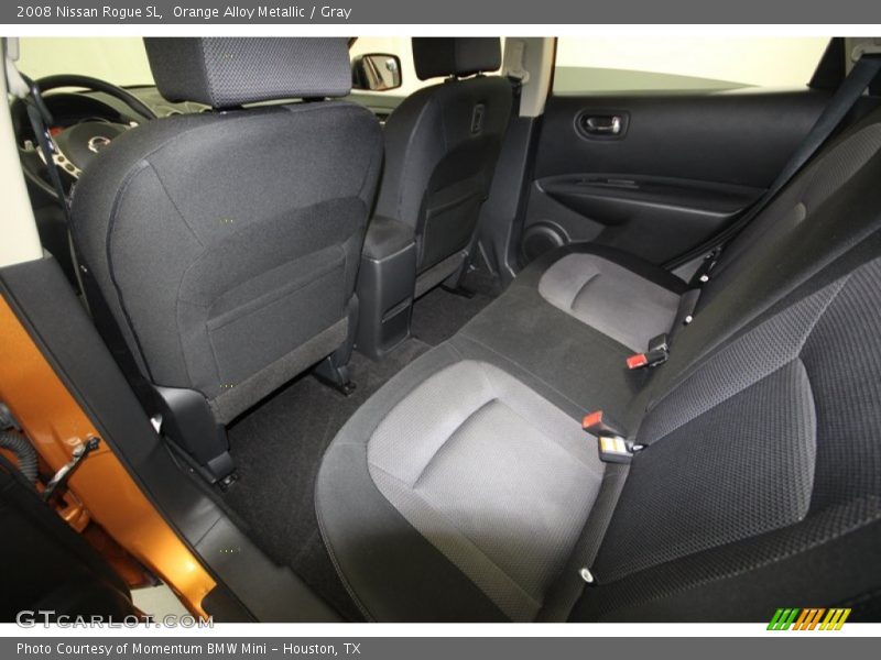 Orange Alloy Metallic / Gray 2008 Nissan Rogue SL