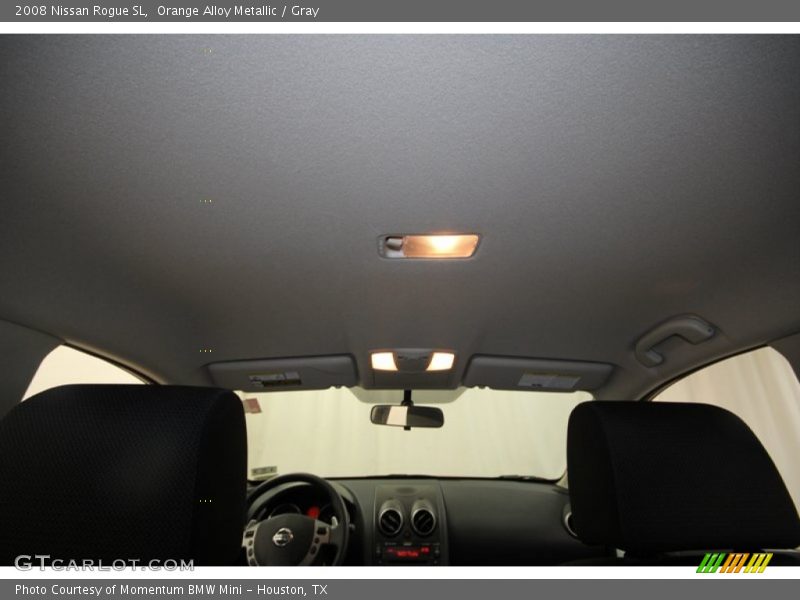 Orange Alloy Metallic / Gray 2008 Nissan Rogue SL