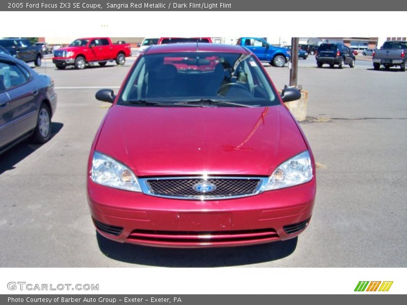Sangria Red Metallic / Dark Flint/Light Flint 2005 Ford Focus ZX3 SE Coupe