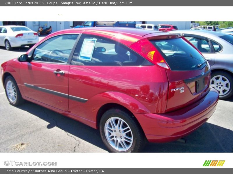 Sangria Red Metallic / Dark Flint/Light Flint 2005 Ford Focus ZX3 SE Coupe