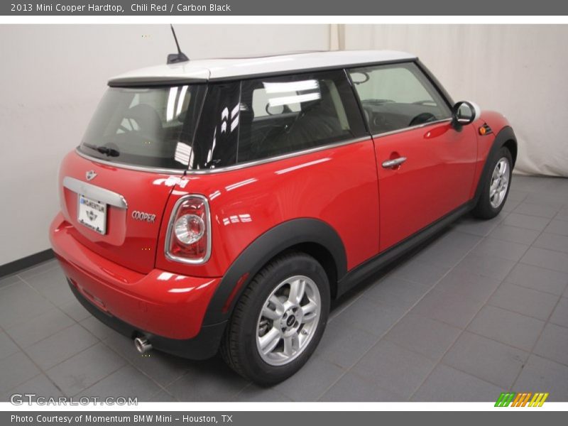 Chili Red / Carbon Black 2013 Mini Cooper Hardtop