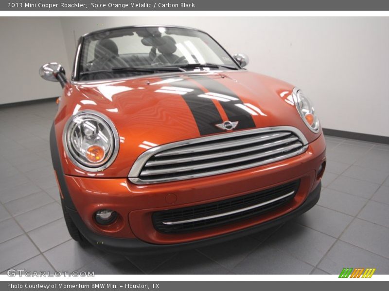 Spice Orange Metallic / Carbon Black 2013 Mini Cooper Roadster