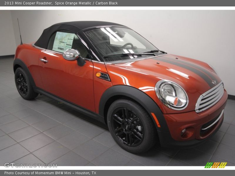 Spice Orange Metallic / Carbon Black 2013 Mini Cooper Roadster