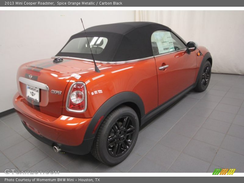 Spice Orange Metallic / Carbon Black 2013 Mini Cooper Roadster