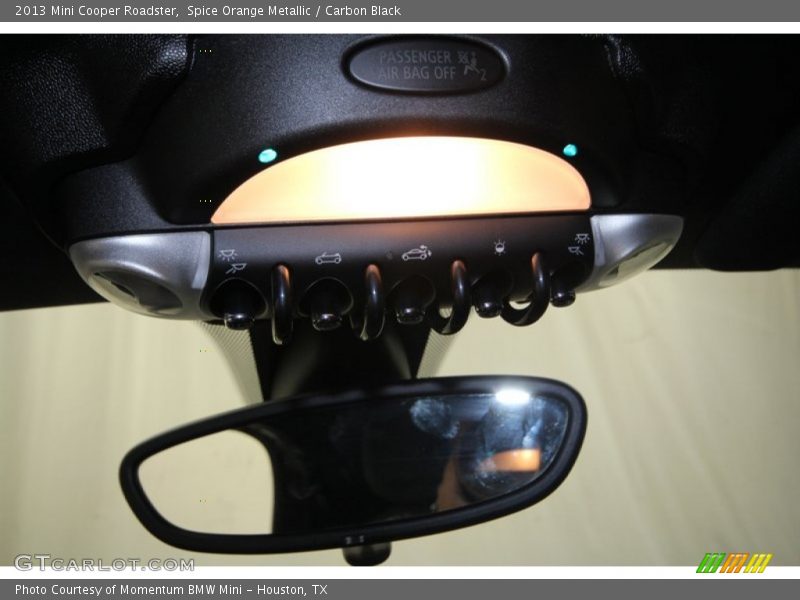 Controls of 2013 Cooper Roadster
