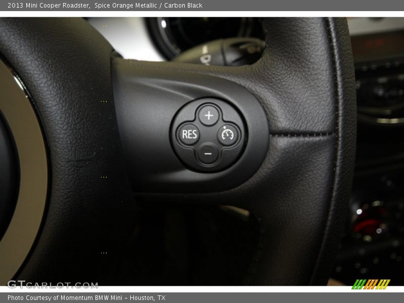 Controls of 2013 Cooper Roadster