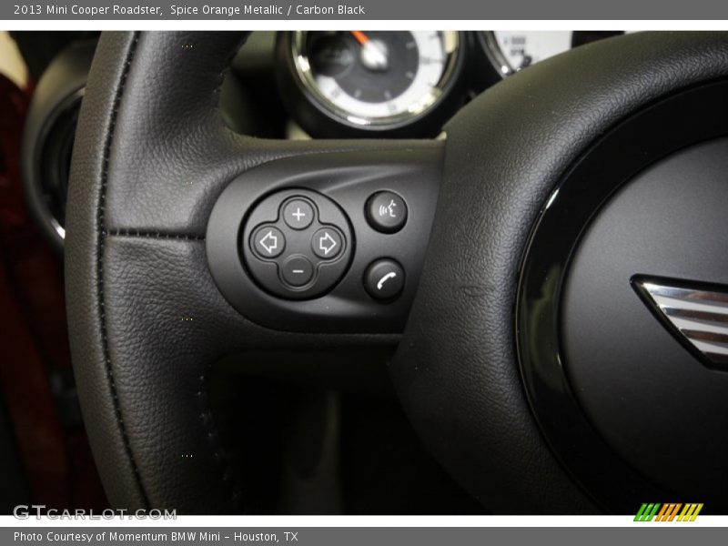 Controls of 2013 Cooper Roadster