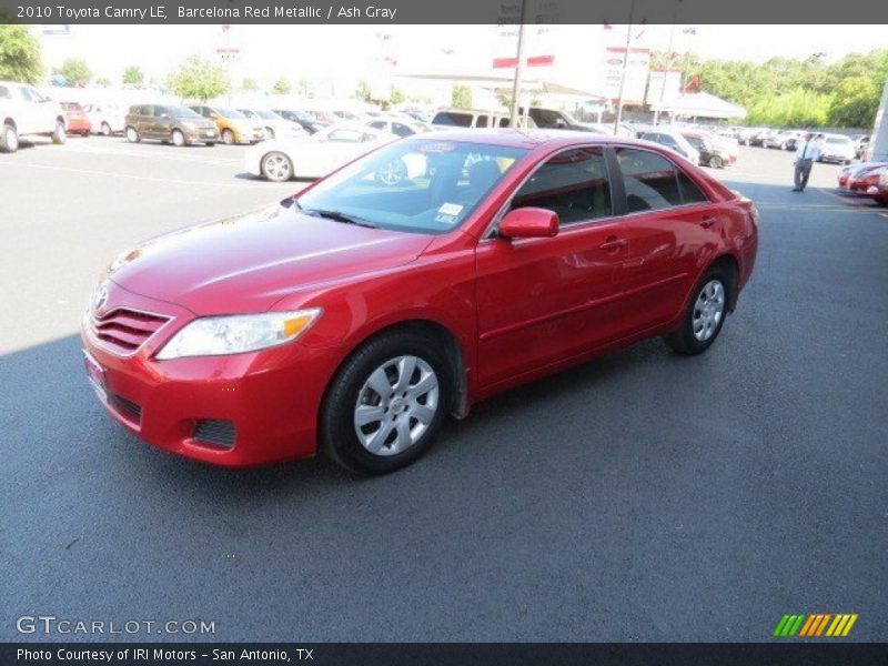 Barcelona Red Metallic / Ash Gray 2010 Toyota Camry LE