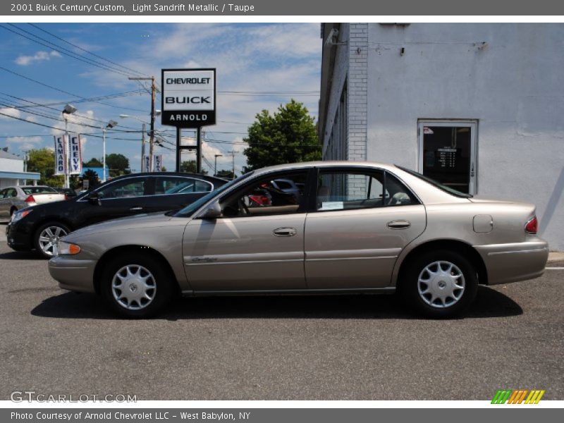 Light Sandrift Metallic / Taupe 2001 Buick Century Custom