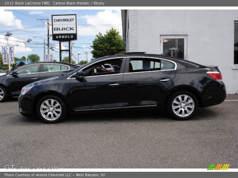 Carbon Black Metallic / Ebony 2012 Buick LaCrosse FWD