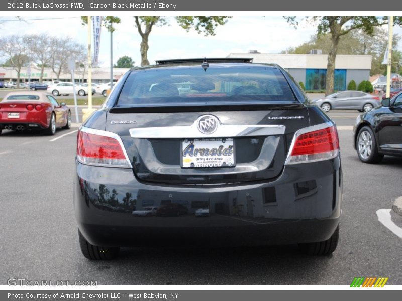 Carbon Black Metallic / Ebony 2012 Buick LaCrosse FWD
