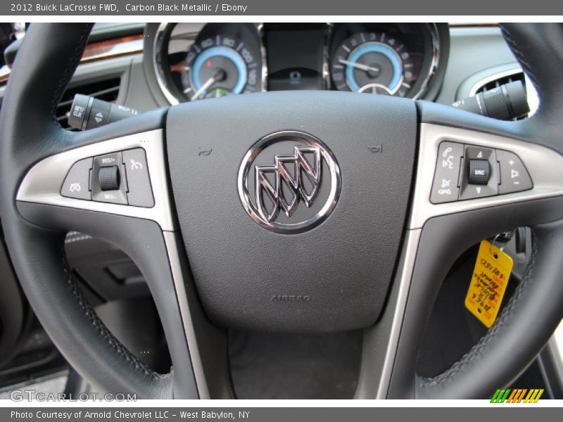 Carbon Black Metallic / Ebony 2012 Buick LaCrosse FWD