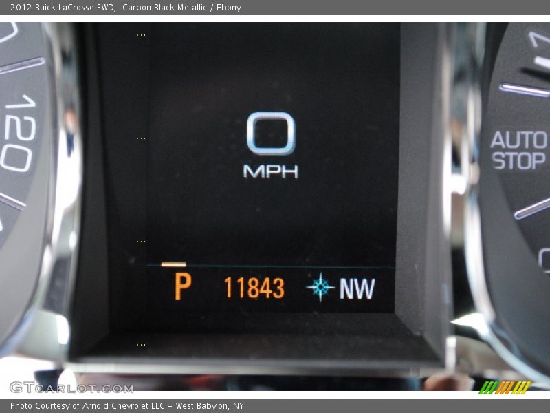 Carbon Black Metallic / Ebony 2012 Buick LaCrosse FWD
