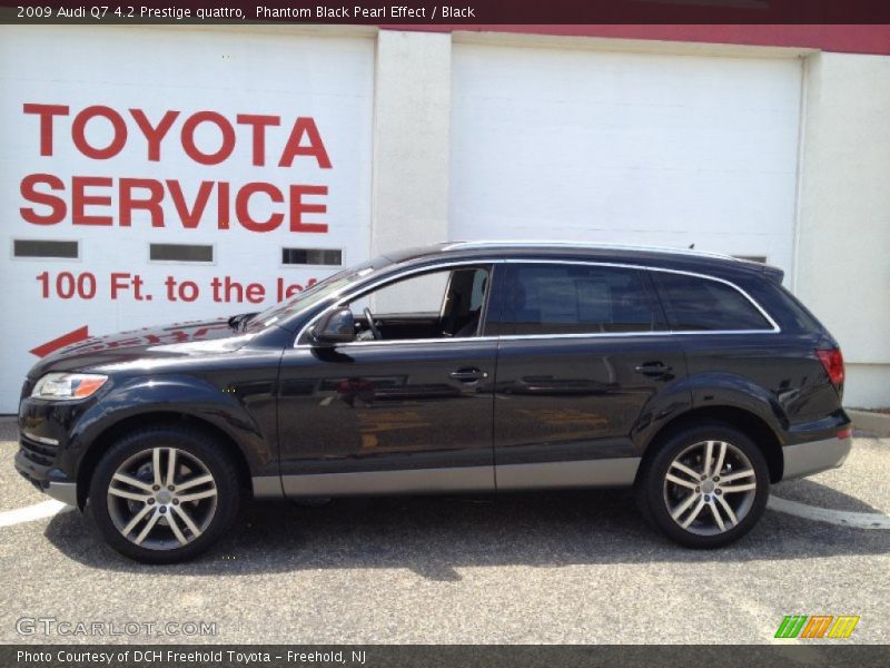 Phantom Black Pearl Effect / Black 2009 Audi Q7 4.2 Prestige quattro