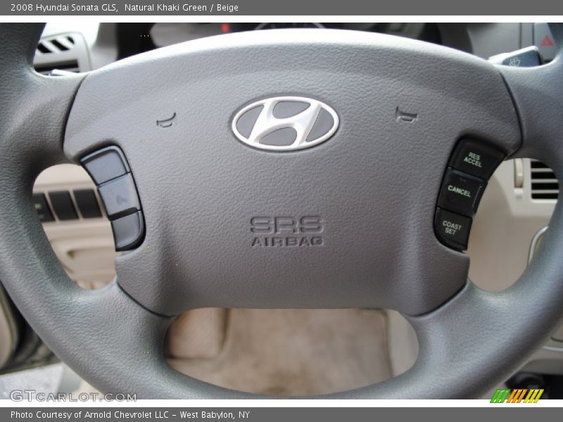 Natural Khaki Green / Beige 2008 Hyundai Sonata GLS