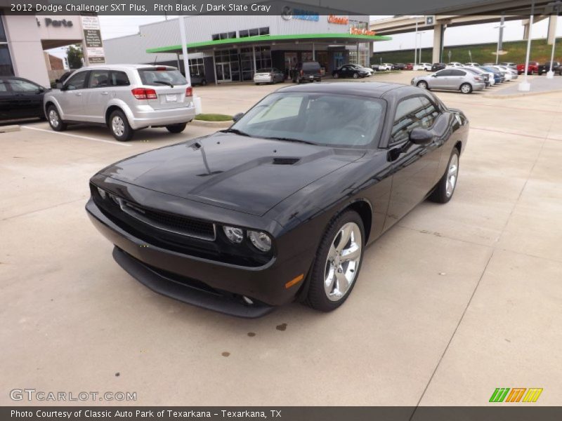 Pitch Black / Dark Slate Gray 2012 Dodge Challenger SXT Plus