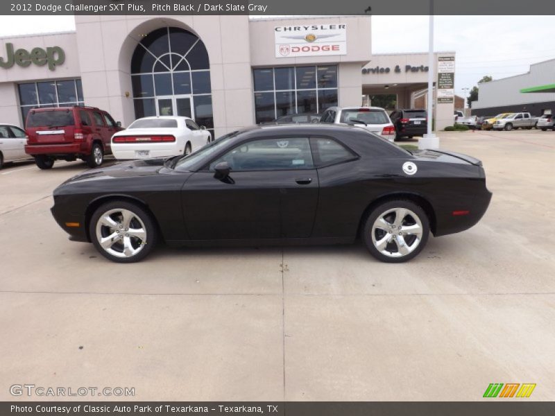 Pitch Black / Dark Slate Gray 2012 Dodge Challenger SXT Plus