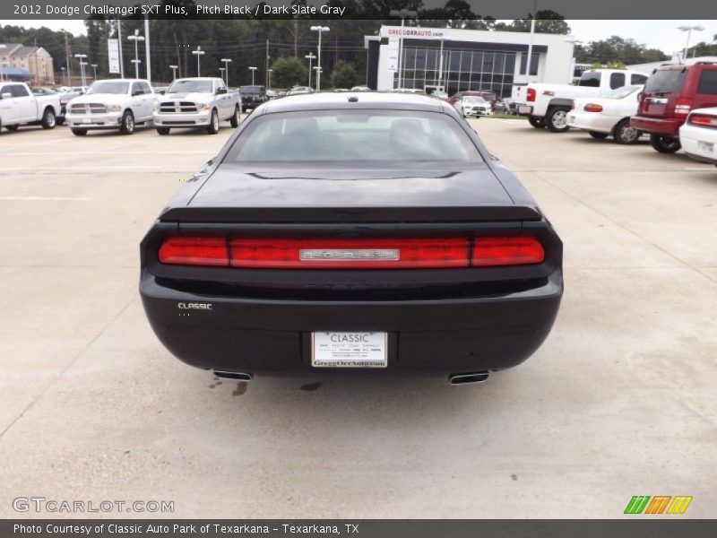 Pitch Black / Dark Slate Gray 2012 Dodge Challenger SXT Plus