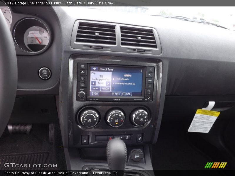 Pitch Black / Dark Slate Gray 2012 Dodge Challenger SXT Plus