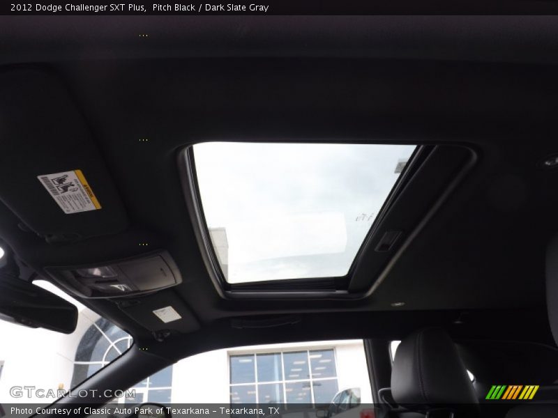 Pitch Black / Dark Slate Gray 2012 Dodge Challenger SXT Plus