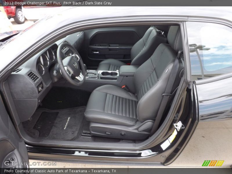 Pitch Black / Dark Slate Gray 2012 Dodge Challenger SXT Plus