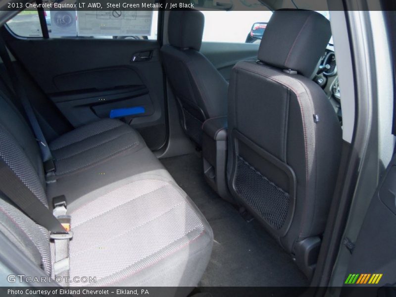Steel Green Metallic / Jet Black 2013 Chevrolet Equinox LT AWD