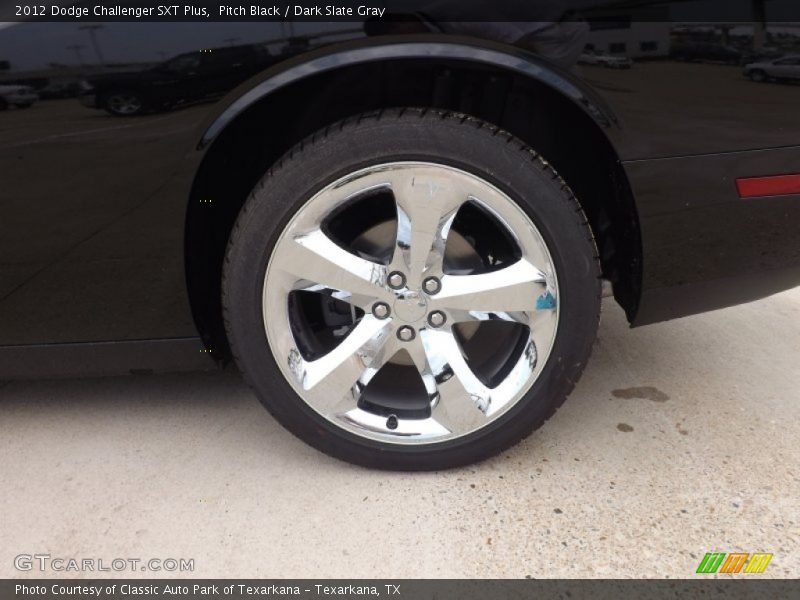 Pitch Black / Dark Slate Gray 2012 Dodge Challenger SXT Plus