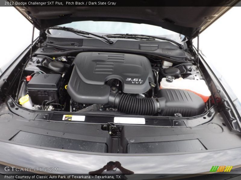 Pitch Black / Dark Slate Gray 2012 Dodge Challenger SXT Plus