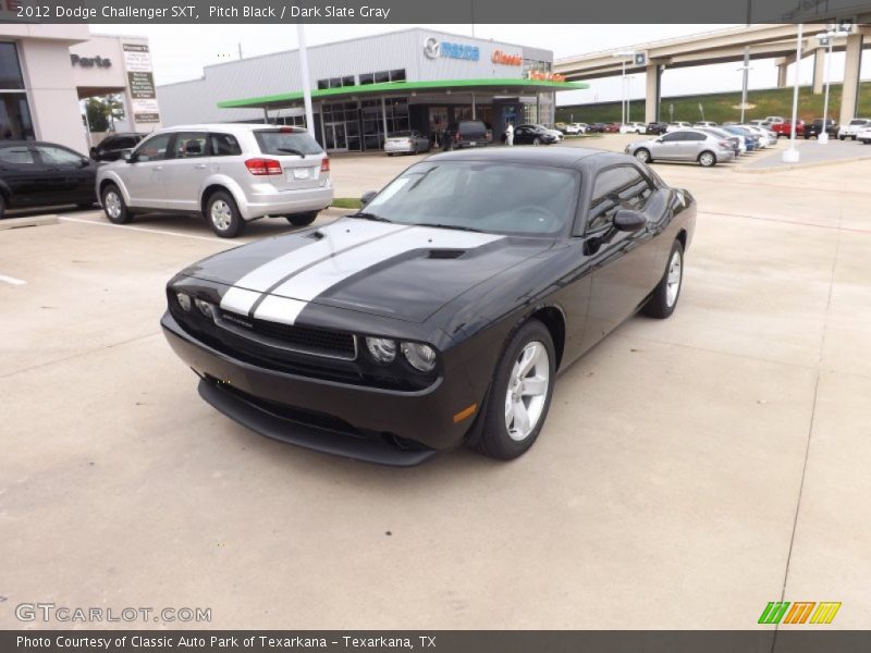 Pitch Black / Dark Slate Gray 2012 Dodge Challenger SXT