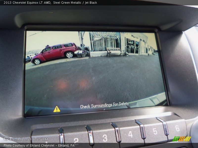 Steel Green Metallic / Jet Black 2013 Chevrolet Equinox LT AWD