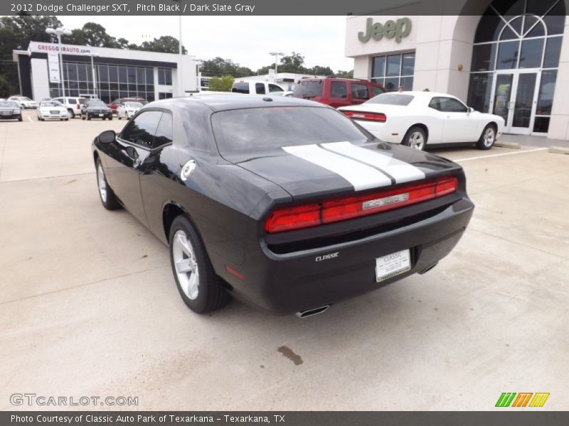 Pitch Black / Dark Slate Gray 2012 Dodge Challenger SXT