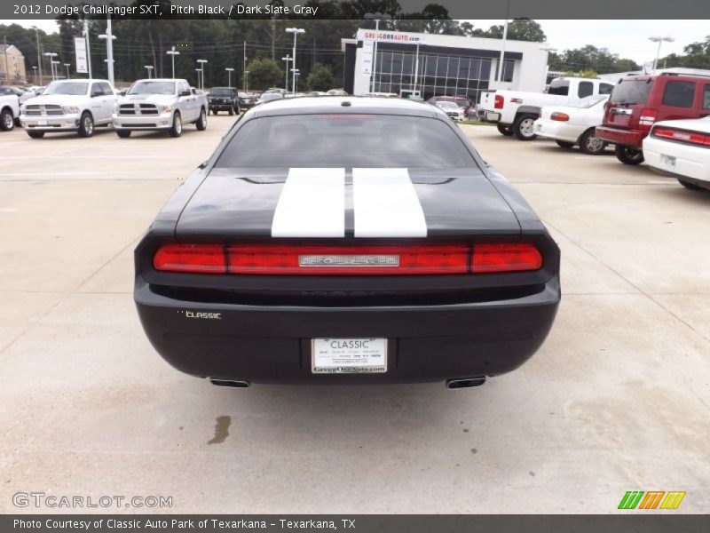 Pitch Black / Dark Slate Gray 2012 Dodge Challenger SXT