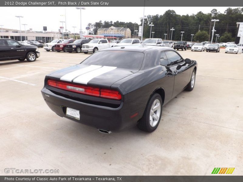 Pitch Black / Dark Slate Gray 2012 Dodge Challenger SXT