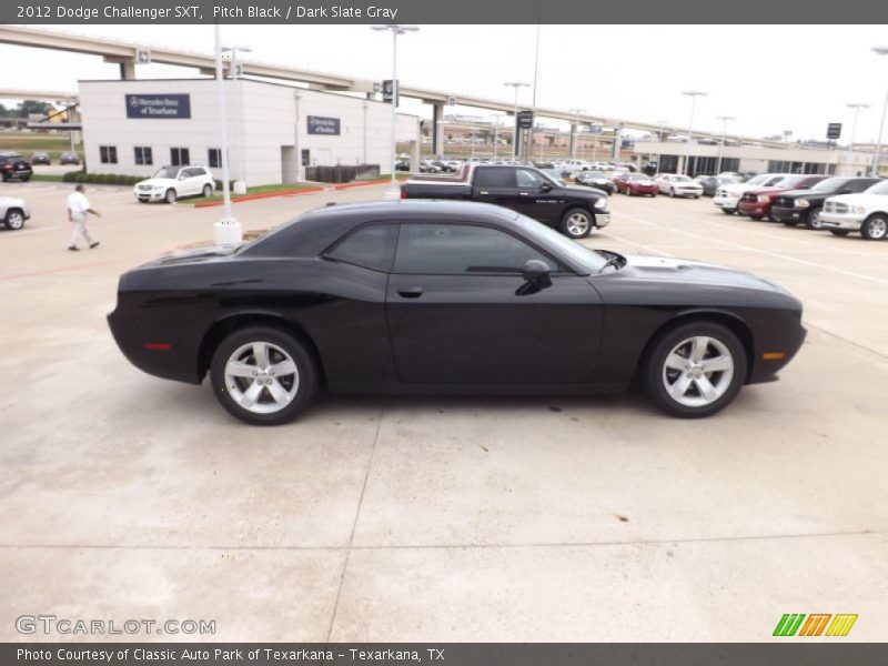 Pitch Black / Dark Slate Gray 2012 Dodge Challenger SXT
