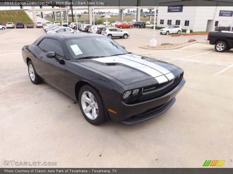 Pitch Black / Dark Slate Gray 2012 Dodge Challenger SXT