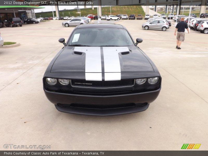 Pitch Black / Dark Slate Gray 2012 Dodge Challenger SXT