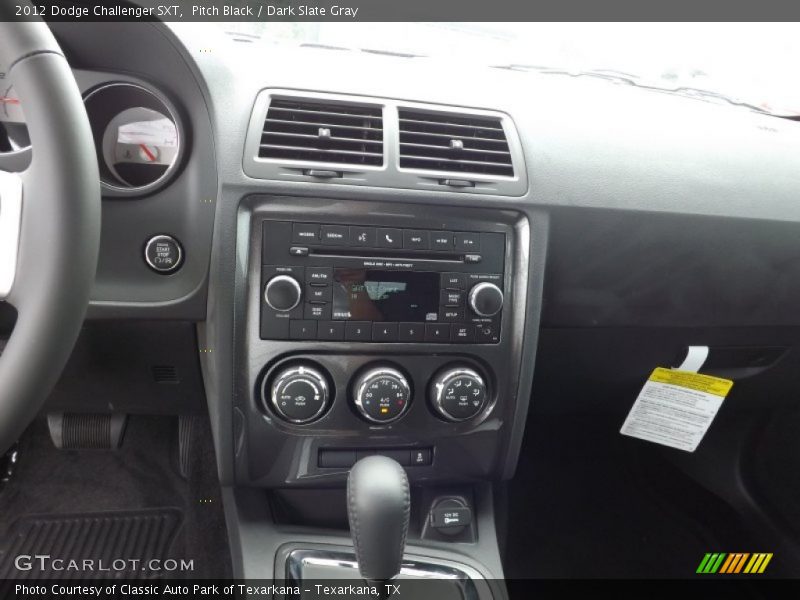 Pitch Black / Dark Slate Gray 2012 Dodge Challenger SXT